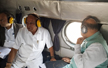 Amit Shah undertakes aerial survey of floot-hit areas in Karnataka